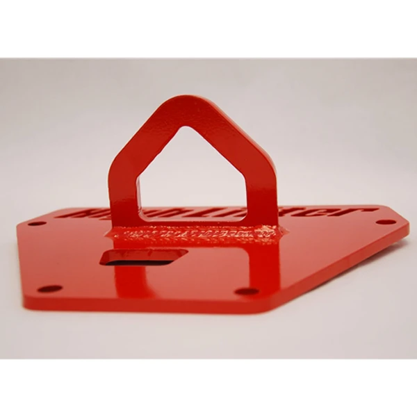 Rear Tow Hook Polaris 900 RZR XP - Red 2 Rear Tow Hook Polaris 900 RZR XP - Red - Image 2