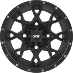 Hurricane Black 16x7 4/110 5+2 Wheel