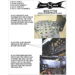 Pioneer 700 4 Seat Front Stick Stoppers